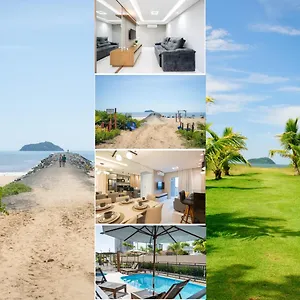 Apartamento Em Bal 150 M Da Com Sacada, Wi-fi, Piscina, Portaria 24h, Playground E Vaga De Garagem, Piçarras